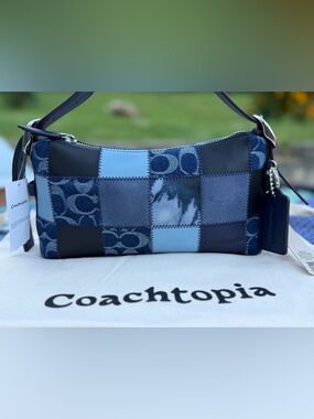 Coach  Coachtopia Small Slouchy Shoulder Bag In Upcrafted Patchwork. NWT
